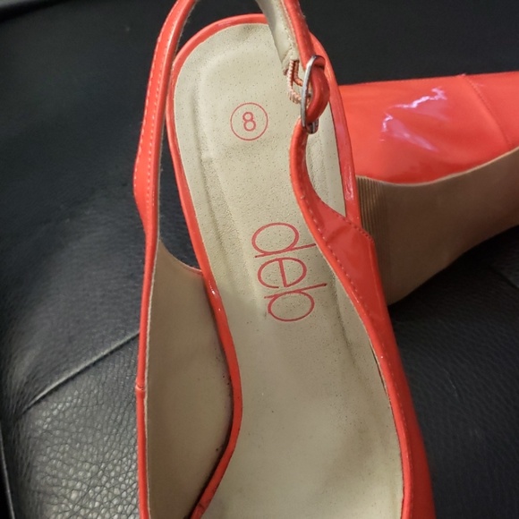 Orange high heels - Picture 3 of 4